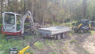 Baumaschinen mit Fahrer mieten