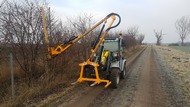 Heckenschere für Radlader mieten